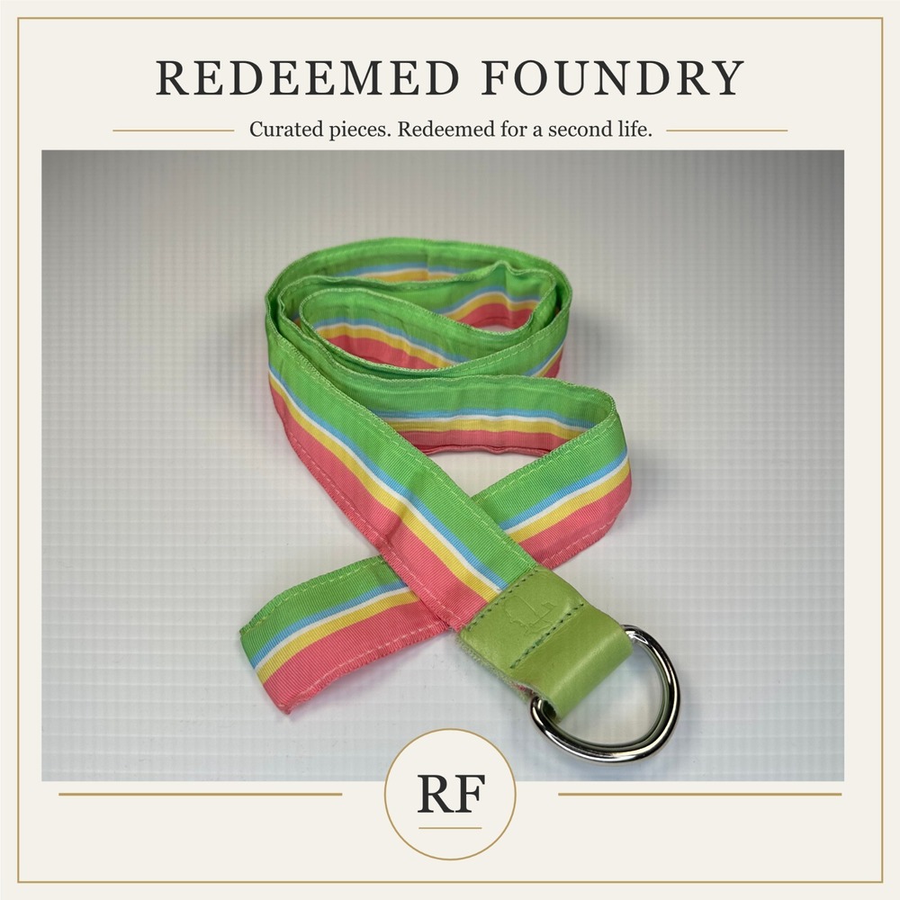 Augusta National Logo Pink D Ring Best Size Med 46" Long